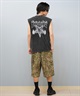 THRASHER スラッシャー タンクトップ メンズ バックプリント オーバーサイズ ヴィンテージ加工 253TH1ST046 ムラサキスポーツ限定(BLK-1-M)