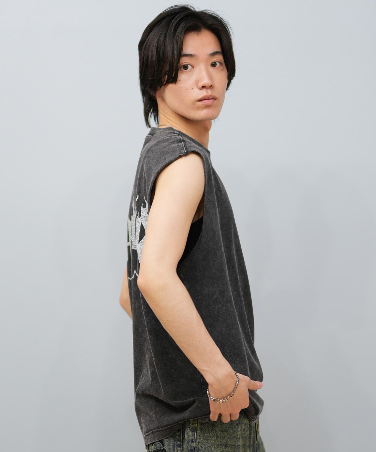 THRASHER スラッシャー タンクトップ メンズ バックプリント