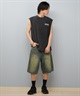 THRASHER スラッシャー タンクトップ メンズ バックプリント オーバーサイズ ヴィンテージ加工 253TH1ST046 ムラサキスポーツ限定(BLK-1-M)
