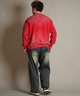 THRASHER スラッシャー ロングパンツ メンズ デニム パンツ Gパン 古着風 ウォッシュ加工 ダメージ加工 ヴィンテージ加工 254TH1LP140(BLK-M)