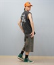 THRASHER スラッシャー ハーフパンツ ショートパンツ メンズ デニム ショーツ 膝下丈 ブランド刺繍 253TH1SP042 ムラサキスポーツ限定(BLK-M)