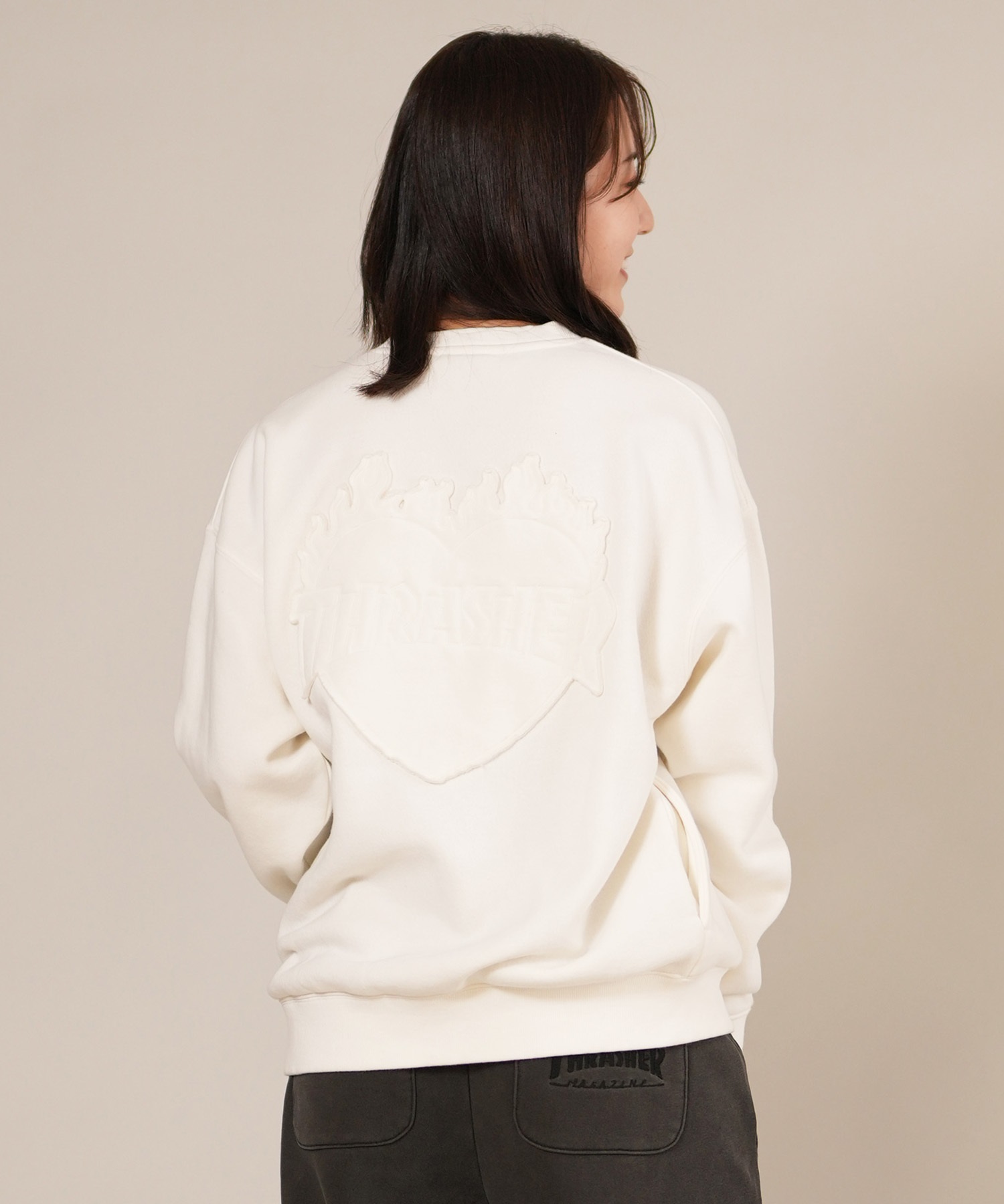 THRASHER スラッシャー トレーナー スウェット レディース クルー
