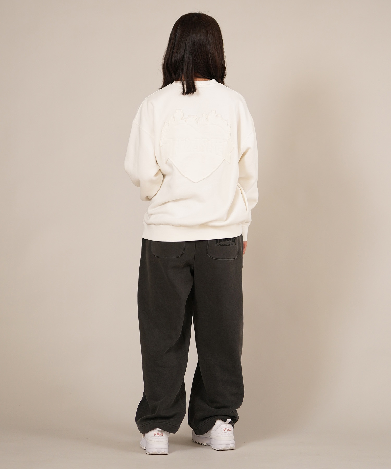 THRASHER スラッシャー トレーナー スウェット レディース クルー
