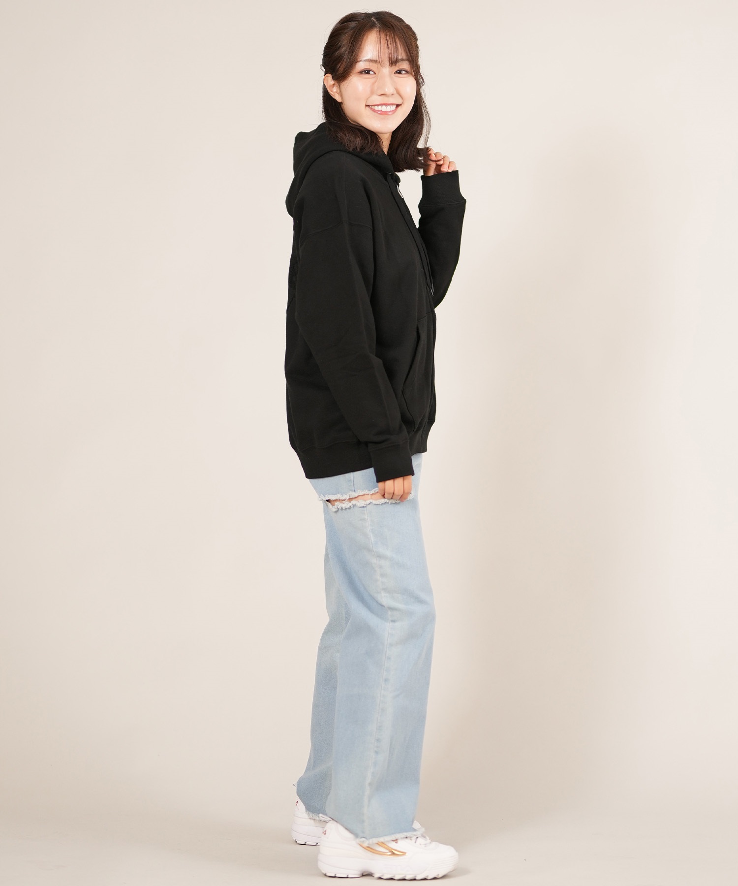 THRASHER スラッシャー ジップアップ パーカー レディース スウェット