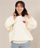 THRASHER スラッシャー ニット セーター レディース クルーネック ロゴ バーニング ハート ワンポイント 254TH2KN053(BLK-FREE)