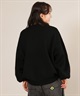 THRASHER スラッシャー ニット セーター レディース クルーネック ロゴ バーニング ハート ワンポイント 254TH2KN053(BLK-FREE)