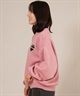 THRASHER スラッシャー ニット セーター レディース クルーネック ロゴ バーニング ハート ワンポイント 254TH2KN053(BLK-FREE)