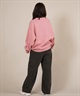 THRASHER スラッシャー ニット セーター レディース クルーネック ロゴ バーニング ハート ワンポイント 254TH2KN053(BLK-FREE)