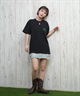 THRASHER スラッシャー 半袖 Tシャツ レディース バックプリント バーニングハート 252TH2ST030(WHT-1-M)