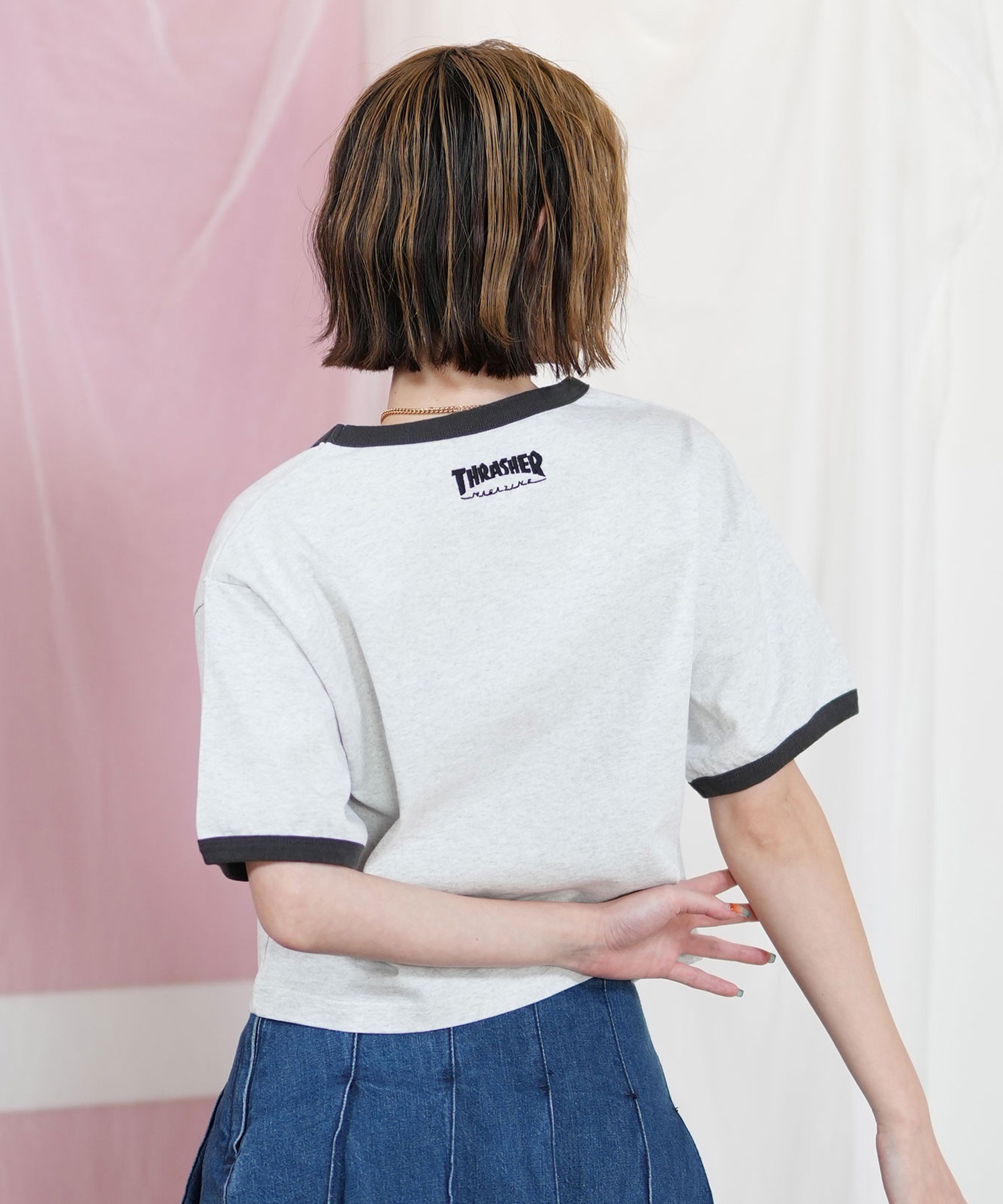 THRASHER スラッシャー 半袖 Tシャツ レディース ナンバリング
