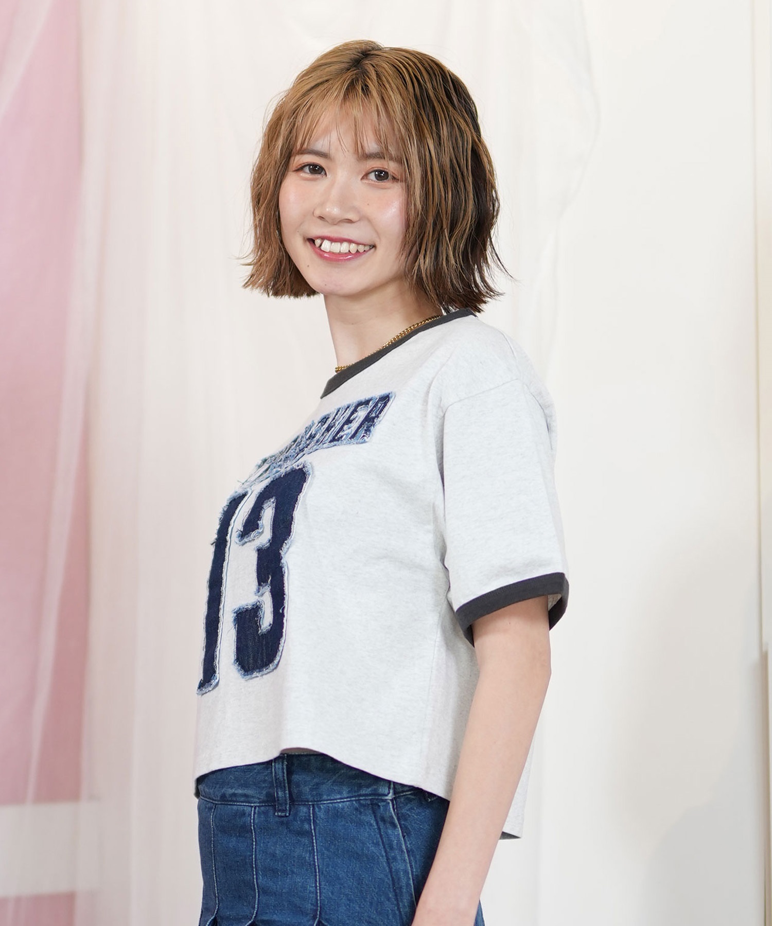 THRASHER スラッシャー 半袖 Tシャツ レディース ナンバリング リンガーシャツ 252TH2ST032 THRASHER スラッシャー 半袖 Tシャツ レディース ナンバリング