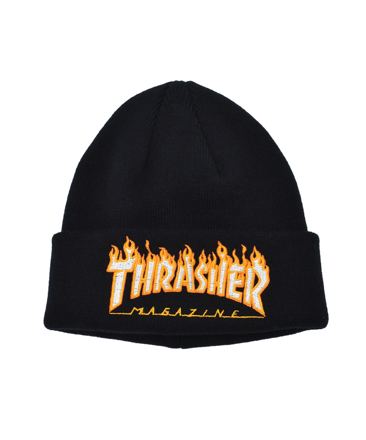 THRASHER スラッシャー ニット帽 ビーニー ニットキャップ FLAME LOGO