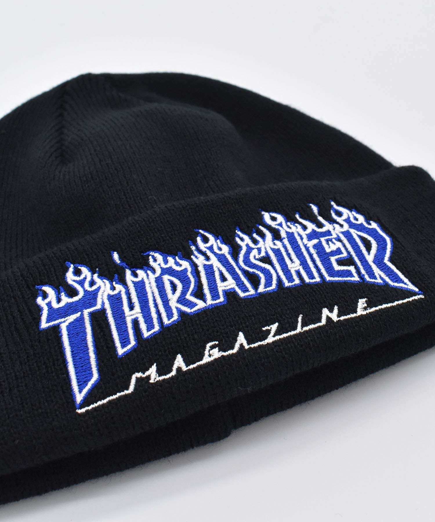 THRASHER スラッシャー ニット帽 ビーニー ニットキャップ FLAME LOGO
