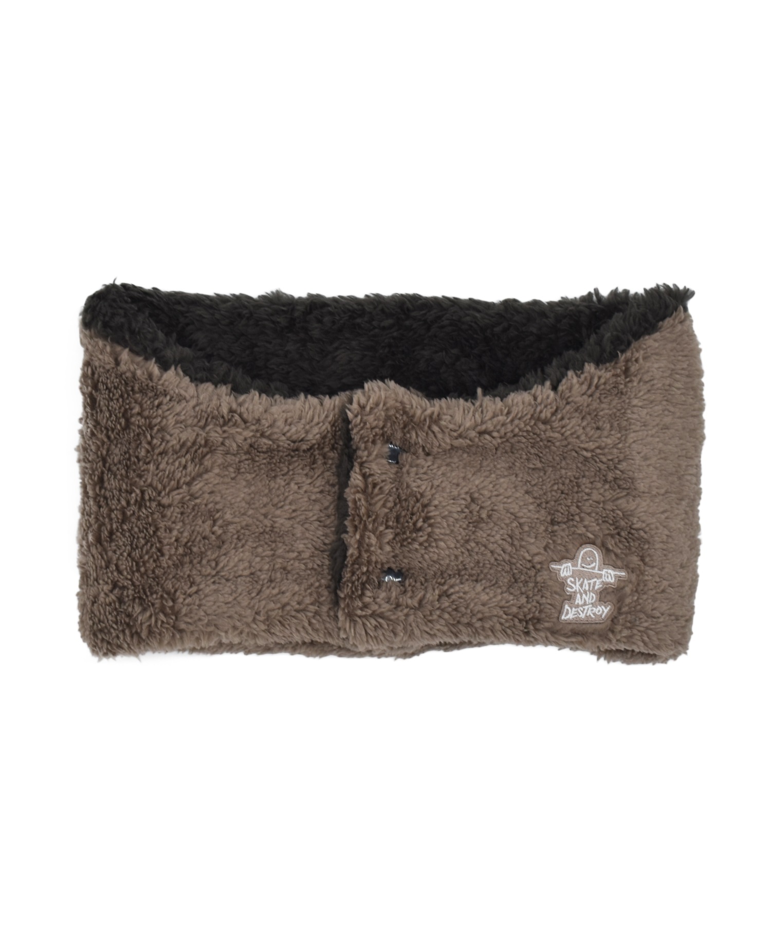 THRASHER スラッシャー ネックウォーマー 前開き ファー MAG LABEL