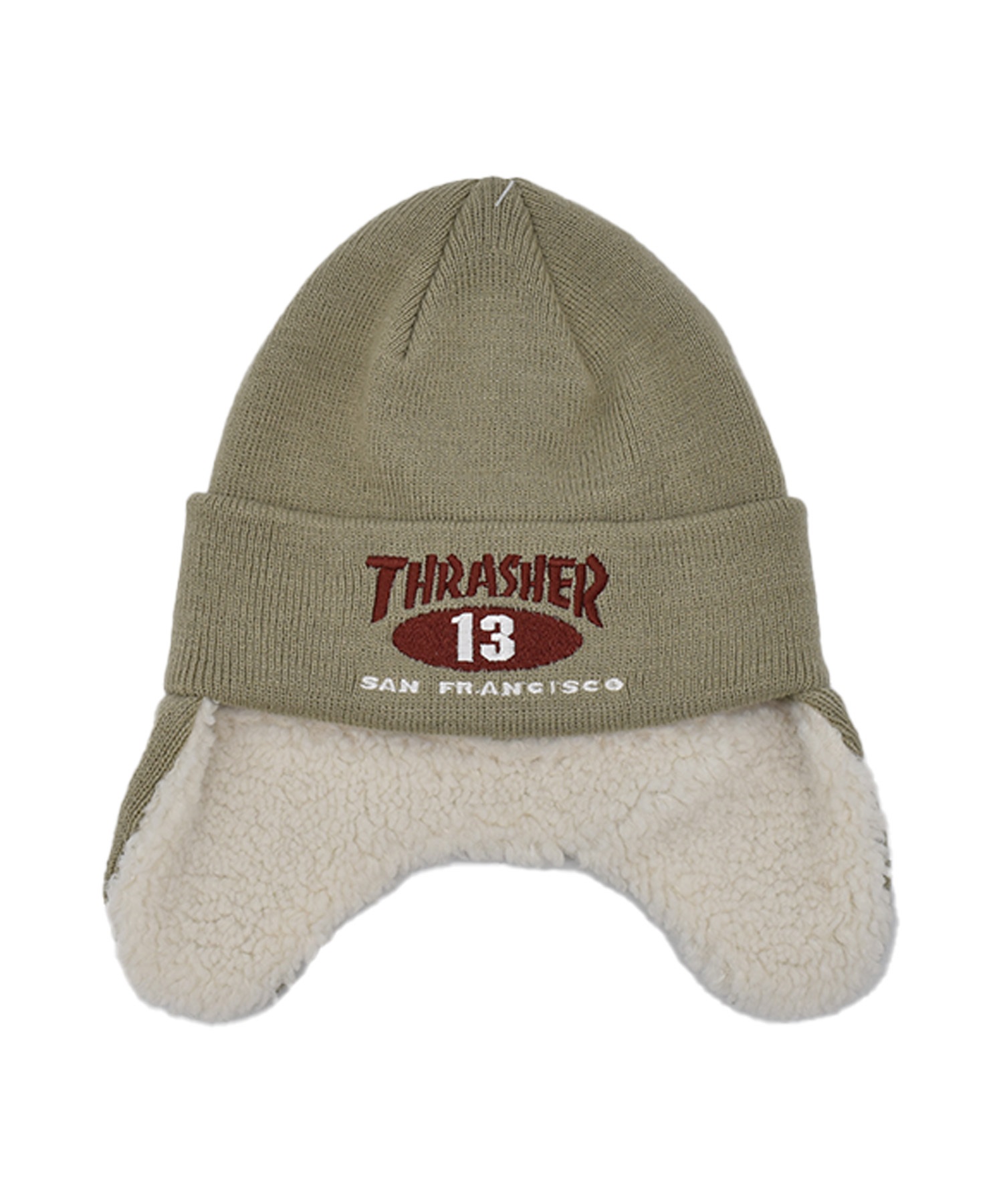 【oldhoney】【24/aw】ニット帽/フライトキャップ THRASHER スラッシャー ニット帽 ビーニー ニットキャップ キッズ 子供