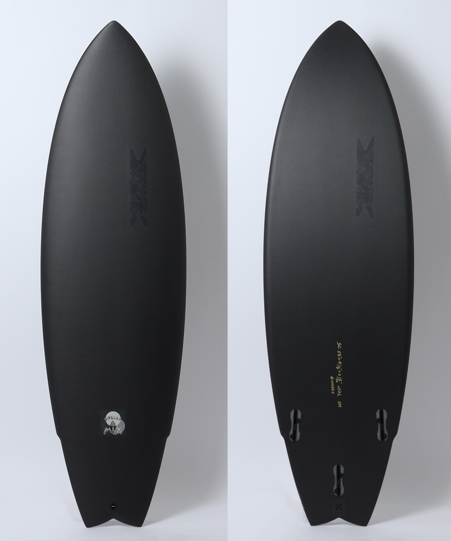 SUPER BRAND スーパーブランド SERIAL MIX CARBON シリアルミックスカーボン サーフボード ショートボード ムラサキスポーツ(BLK-5.04ft)