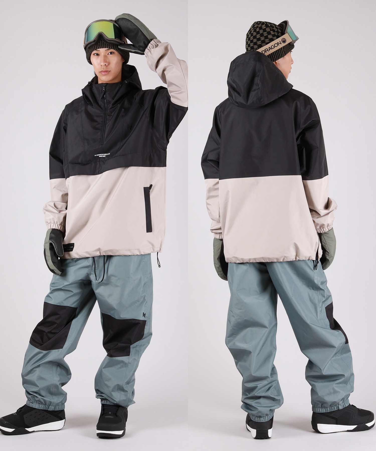 AA HARDWEAR ダブルエー スノーボードパンツ メンズMサイズ