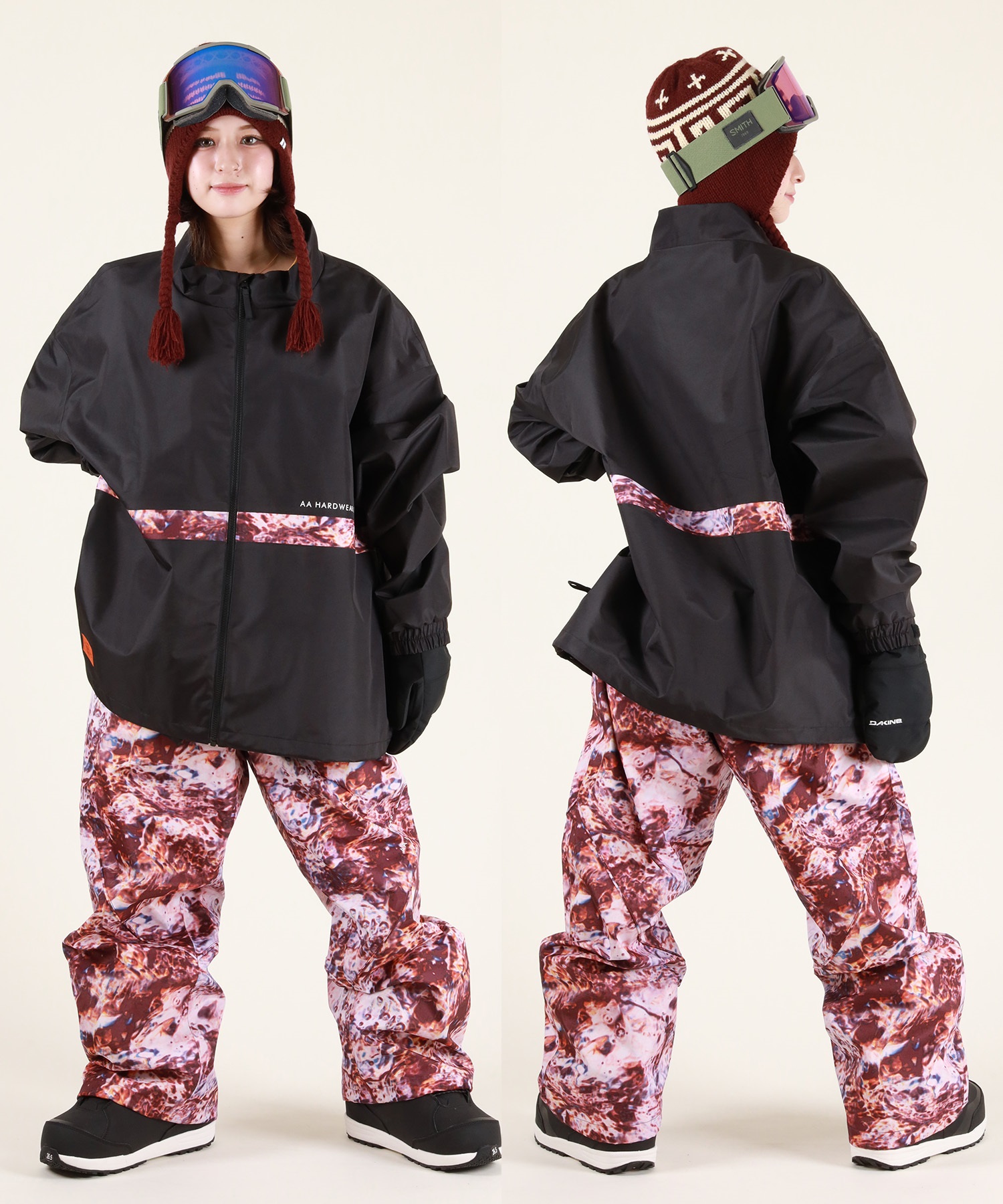 【美品】AA HARDWEAR スノーボード　ウェアパンツ AA HARDWEAR ダブルエー ハードウェア スノーボード ウェア パンツ