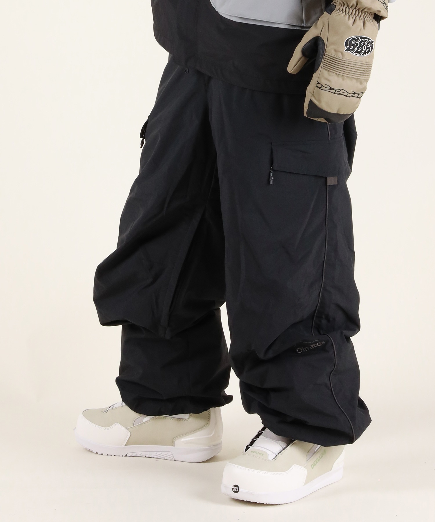 DIMITO ディミト 25 AIR FORCE BANDED PANTS スノーボード ウェア パンツ ユニセックス ムラサキスポーツ 25-26モデル MM J3 【2526】(IVORY-XS)