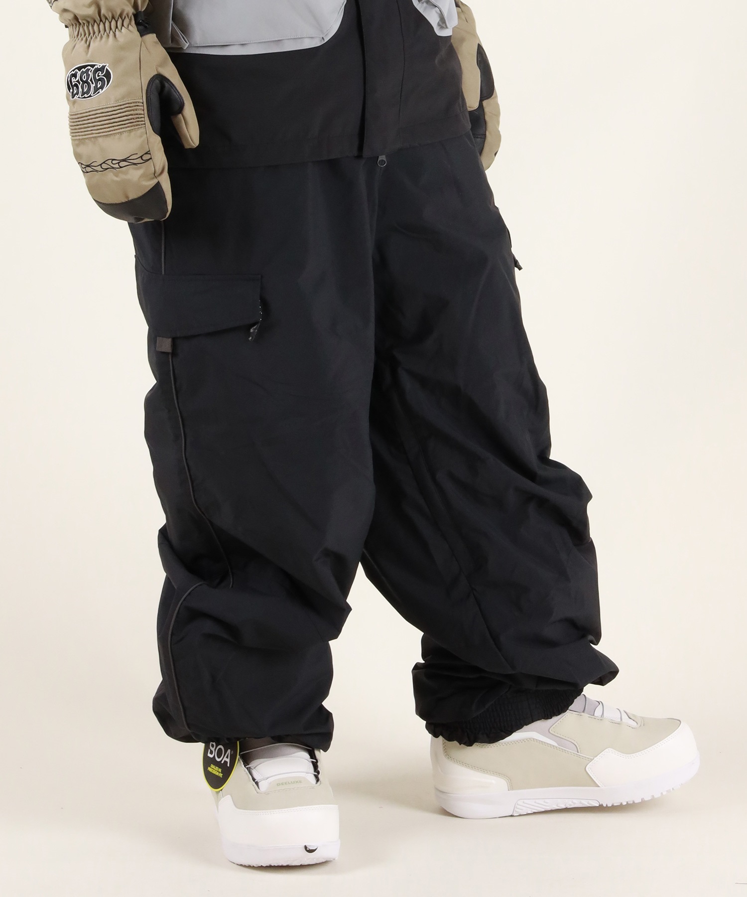 DIMITO ディミト 25 AIR FORCE BANDED PANTS スノーボード ウェア パンツ ユニセックス ムラサキスポーツ 25-26モデル MM J3 【2526】(IVORY-XS)