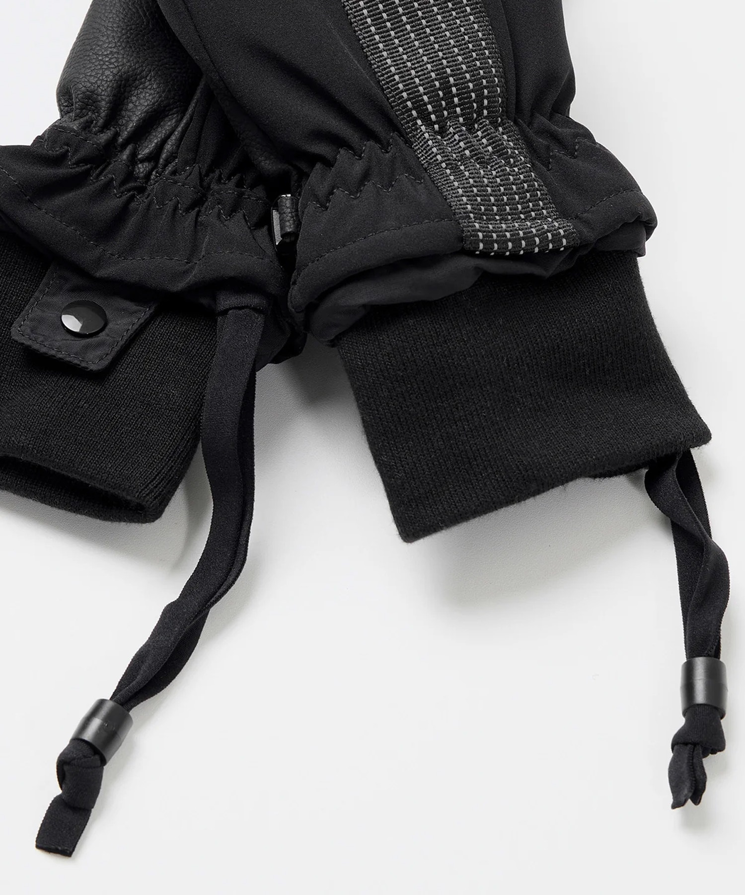 DIMITO ディミト REFLECTIVE CROSS BAND MITTEN スノーボード グローブ ユニセックス ムラサキスポーツ 25-26モデル(BLACK-S)