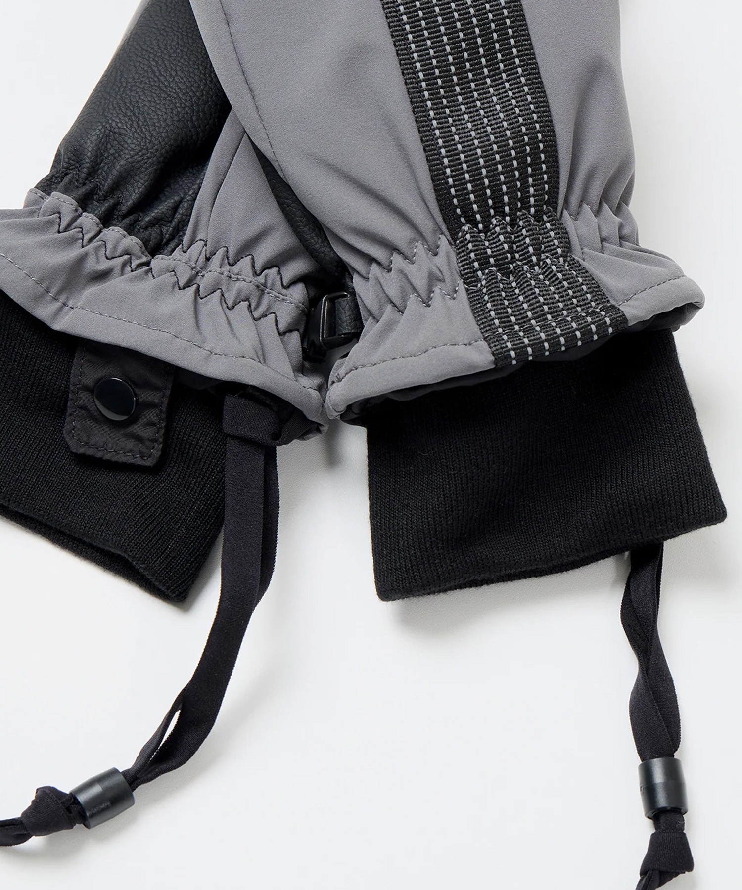 DIMITO ディミト REFLECTIVE CROSS BAND MITTEN スノーボード グローブ ユニセックス ムラサキスポーツ 25-26モデル(BLACK-S)