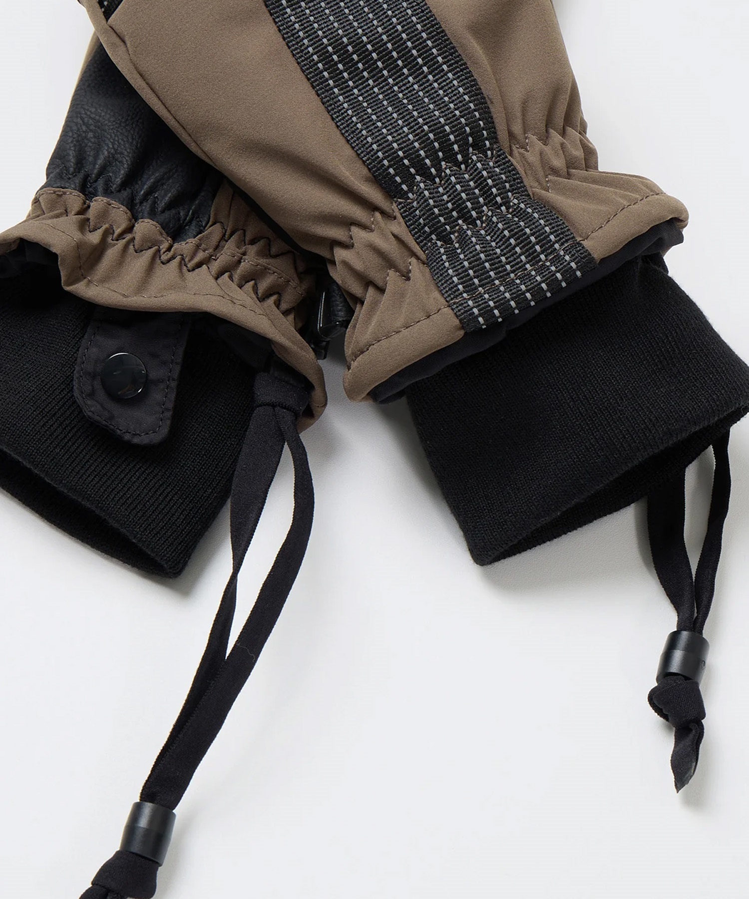 DIMITO ディミト REFLECTIVE CROSS BAND MITTEN スノーボード グローブ ユニセックス ムラサキスポーツ 25-26モデル(BLACK-S)