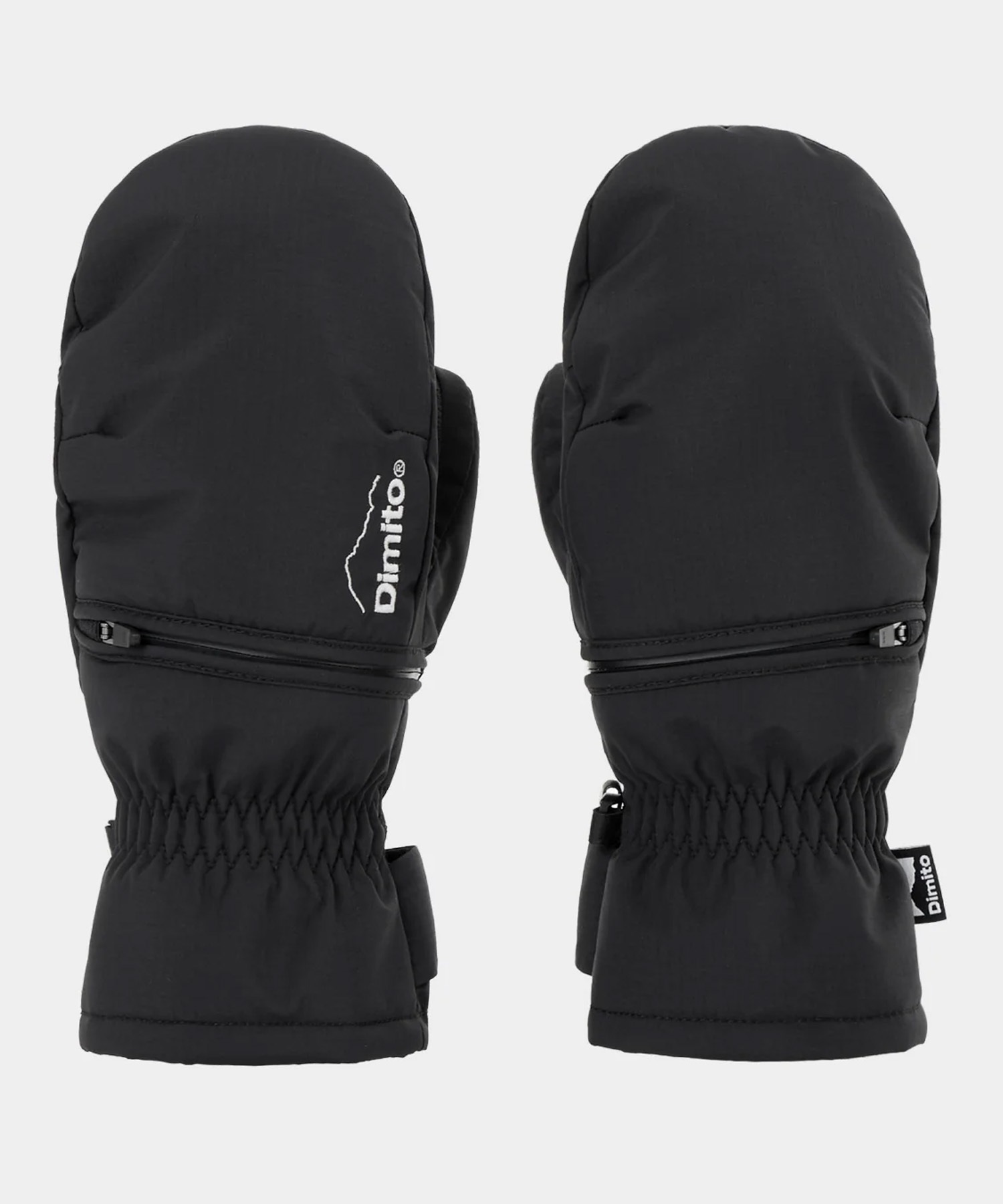 DIMITO ディミト 25 EASY OPEN MITTEN スノーボード グローブ ユニセックス ムラサキスポーツ 25-26モデル(BLACK-S)