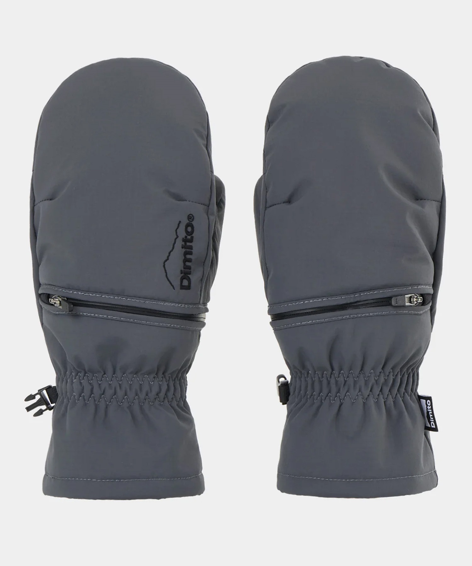 DIMITO ディミト 25 EASY OPEN MITTEN スノーボード グローブ ユニセックス ムラサキスポーツ 25-26モデル(BLACK-S)