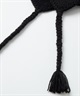 DIMITO ディミト SIMPLE CROCHET EAR FLAP BEANIE スノーボード ビーニー ニットキャップ ユニセックス ムラサキスポーツ 25-26モデル(BLACK-FREE)