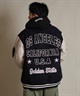 DEAR LAUREL ディアローレル × Pla-Jac プラジャック アウター スタジャン メンズ スタジアム ジャケット 防風 LA VARSITY JACKET D25F-0101(BK/WT-M)