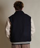 DEAR LAUREL ディアローレル × Pla-Jac プラジャック アウター スタジャン メンズ スタジアム ジャケット 防風 VARSITY JACKET D25F-0102(BK/BK-M)