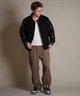 DEAR LAUREL ディアローレル × Pla-Jac プラジャック アウター スタジャン メンズ スタジアム ジャケット 防風 VARSITY JACKET D25F-0102(BK/BK-M)