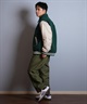 DEAR LAUREL ディアローレル × Pla-Jac プラジャック アウター スタジャン メンズ スタジアム ジャケット 防風 VARSITY JACKET D25F-0102(BK/BK-M)