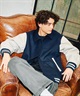 DEAR LAUREL ディアローレル × Pla-Jac プラジャック アウター スタジャン メンズ スタジアム ジャケット 防風 VARSITY JACKET D25F-0102(BK/BK-M)