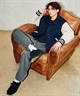 DEAR LAUREL ディアローレル × Pla-Jac プラジャック アウター スタジャン メンズ スタジアム ジャケット 防風 VARSITY JACKET D25F-0102(BK/BK-M)