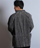 DEAR LAUREL ディアローレル デニム ジャケット Gジャン メンズ シンプル D25F-0104 ムラサキスポーツ限定(BLK-M)
