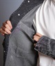 DEAR LAUREL ディアローレル デニム ジャケット Gジャン メンズ シンプル D25F-0104 ムラサキスポーツ限定(BLK-M)