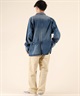 DEAR LAUREL ディアローレル デニム ジャケット Gジャン メンズ シンプル D25F-0104 ムラサキスポーツ限定(BLK-M)