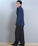 DEAR LAUREL ディアローレル デニム ジャケット Gジャン メンズ シンプル D25F-0104 ムラサキスポーツ限定(BLK-M)