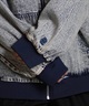 DEAR LAUREL ディアローレル デニム パーカー ジャケット メンズ ジップアップ フーディー ウォッシュ加工 ヴィンテージ風 DENIM PARKA JK D25F-0105(BLK-M)