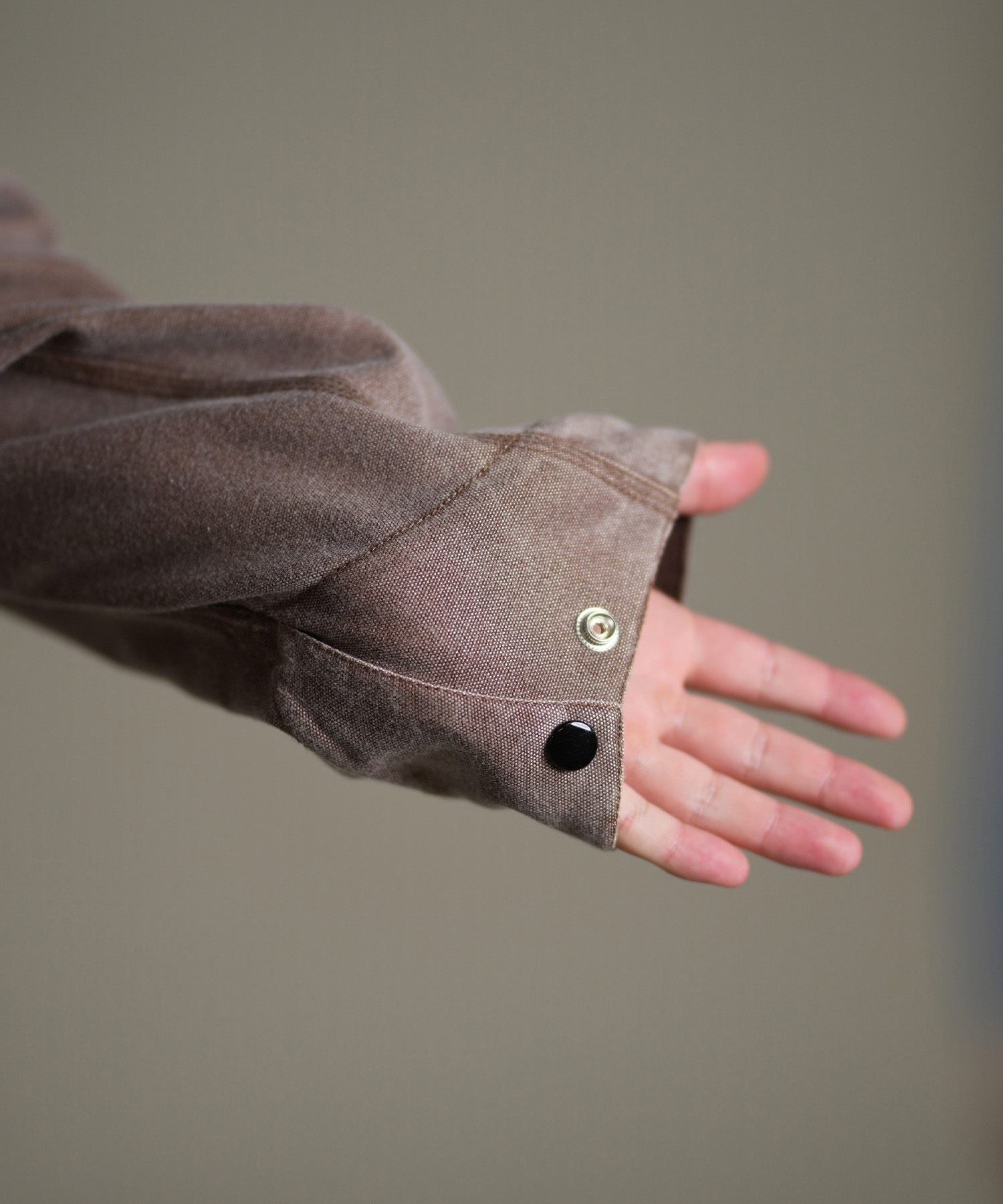 DEAR LAUREL ディアローレル アウター ワークジャケット メンズ ジップアップ DUCK WORK JACKET D25F-0106(GRY-M)