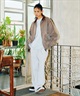 DEAR LAUREL ディアローレル アウター ワークジャケット メンズ ジップアップ DUCK WORK JACKET D25F-0106(GRY-M)