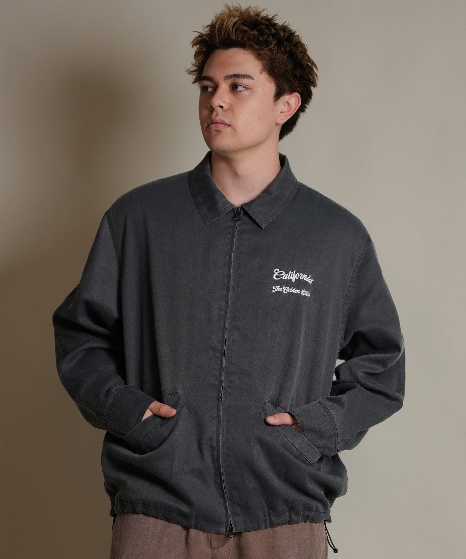 DEAR LAUREL ディアローレル アウター ベトナムジャケット ベトジャン メンズ スーベニアジャケット VIETNAM JACKET D25F-0107(GRY-M)