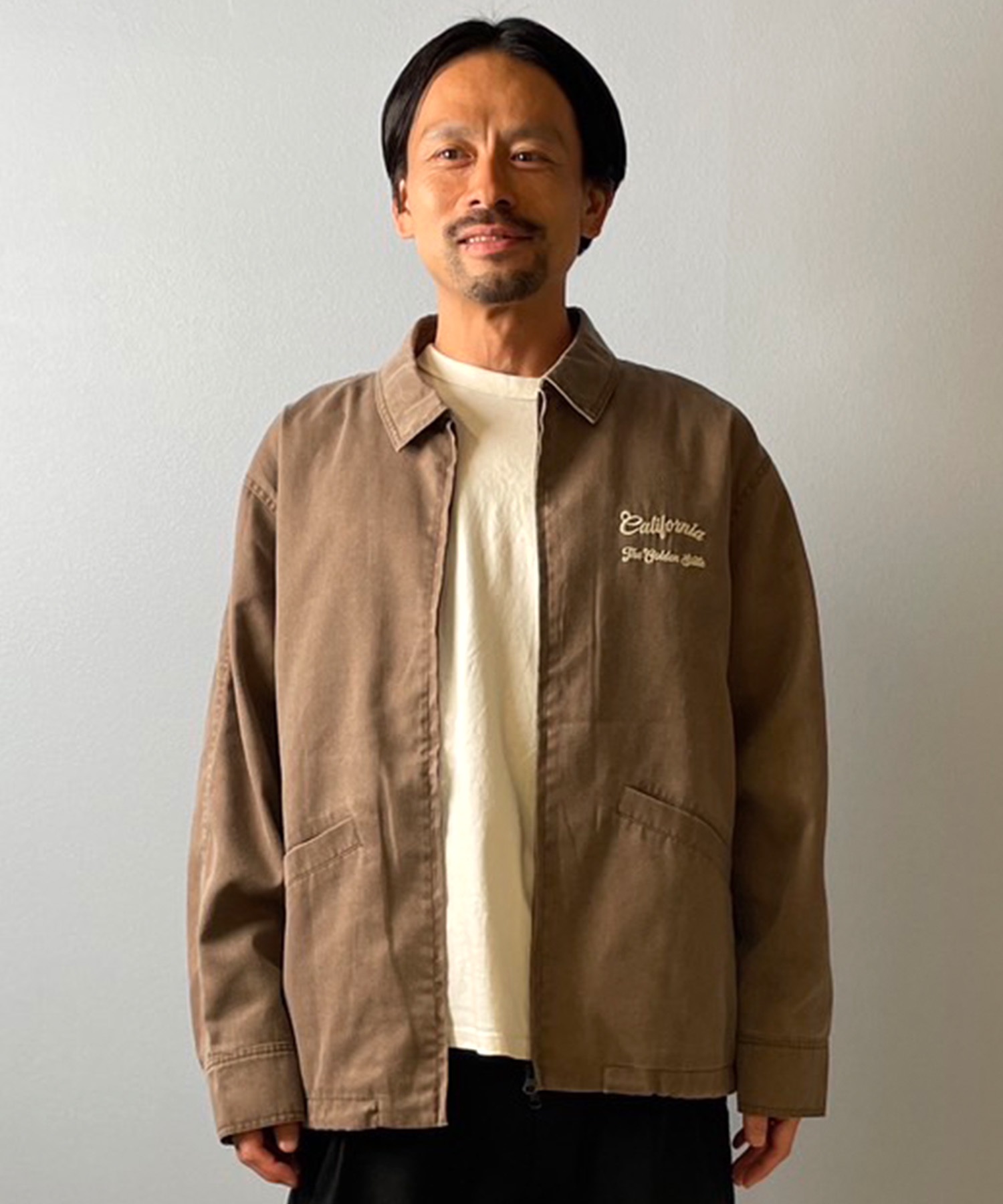 DEAR LAUREL ディアローレル アウター ベトナムジャケット ベトジャン メンズ スーベニアジャケット VIETNAM JACKET D25F-0107(GRY-M)