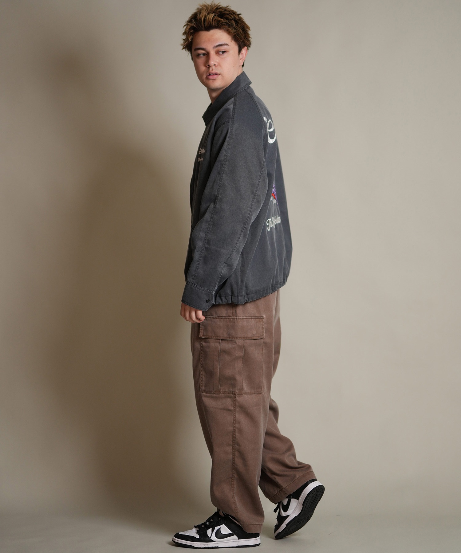 DEAR LAUREL ディアローレル アウター ベトナムジャケット ベトジャン メンズ スーベニアジャケット VIETNAM JACKET D25F-0107(GRY-M)