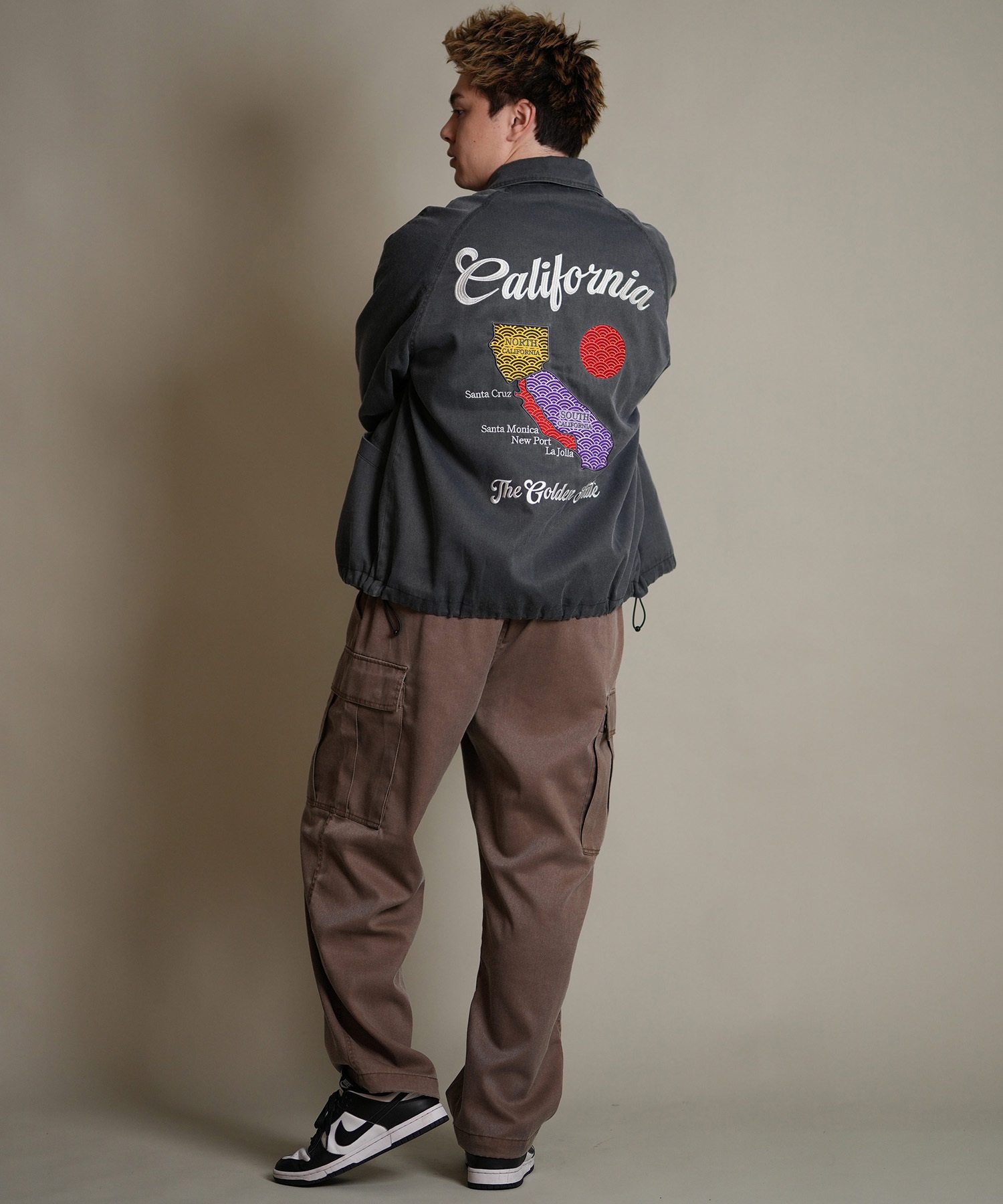 DEAR LAUREL ディアローレル アウター ベトナムジャケット ベトジャン メンズ スーベニアジャケット VIETNAM JACKET D25F-0107(GRY-M)