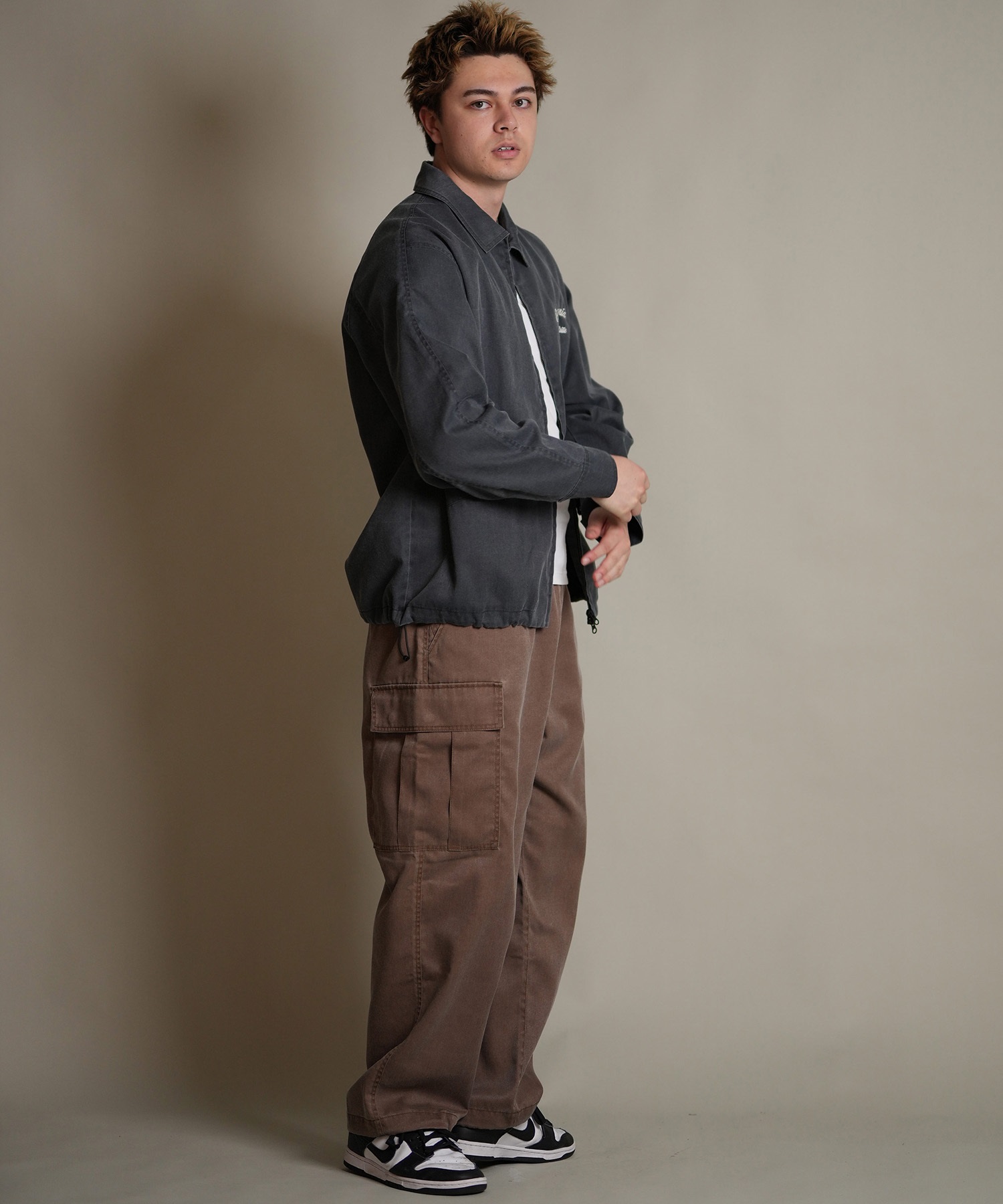 DEAR LAUREL ディアローレル アウター ベトナムジャケット ベトジャン メンズ スーベニアジャケット VIETNAM JACKET D25F-0107(GRY-M)