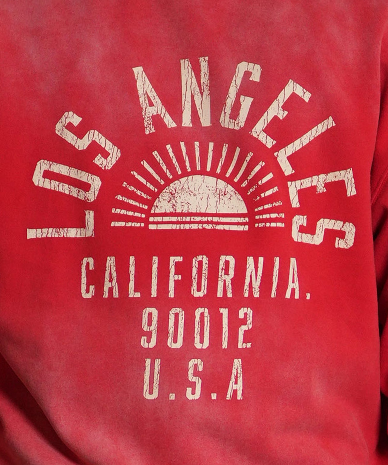 DEAR LAUREL ディアローレル トレーナー スウェット メンズ クルーネック カレッジロゴ風 ヴィンテージ加工 裏毛 Vintage Crew D25F-1101(BLK-M)