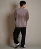 DEAR LAUREL ディアローレル トレーナー スウェット メンズ クルーネック カレッジロゴ風 ヴィンテージ加工 裏毛 Vintage Crew D25F-1101(BLK-M)